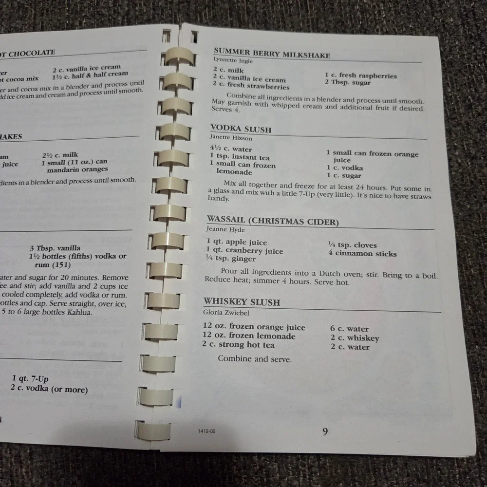 Whats Cookin Sidney Physical Therapy Wilson Memorial Hospital Cookbook 2005